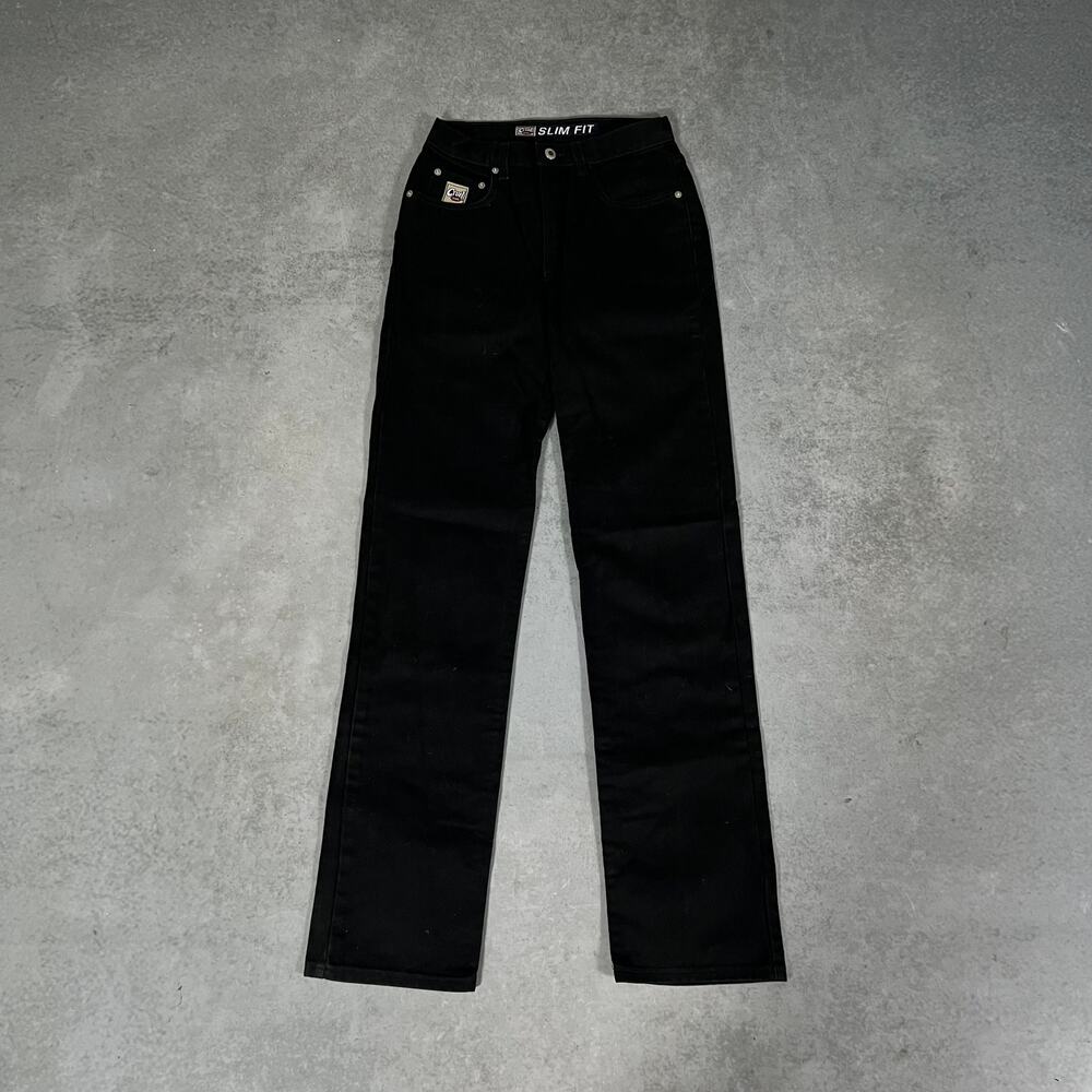 Slim Fit Cruel Girl Black Starched Women's Denim Jeans Size: 7L